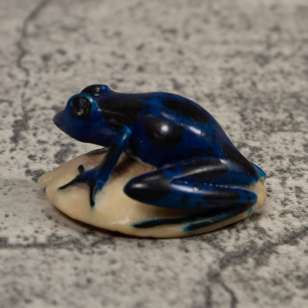 Blue Poison Dart Frog Tagua Carving