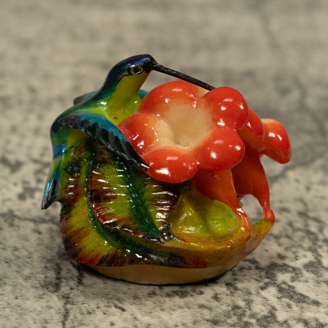 Hummingbird Tagua Carving