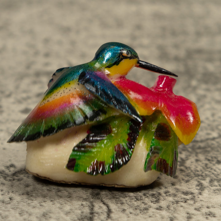 Hummingbird Tagua Carving