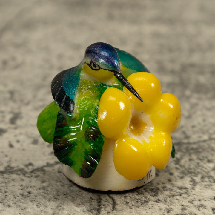 Hummingbird Tagua Carving