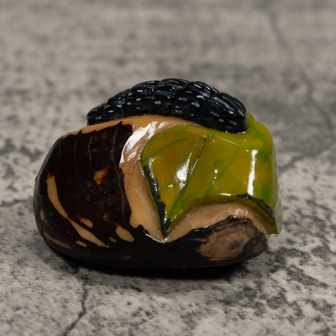 Caterpillar Tagua Carving