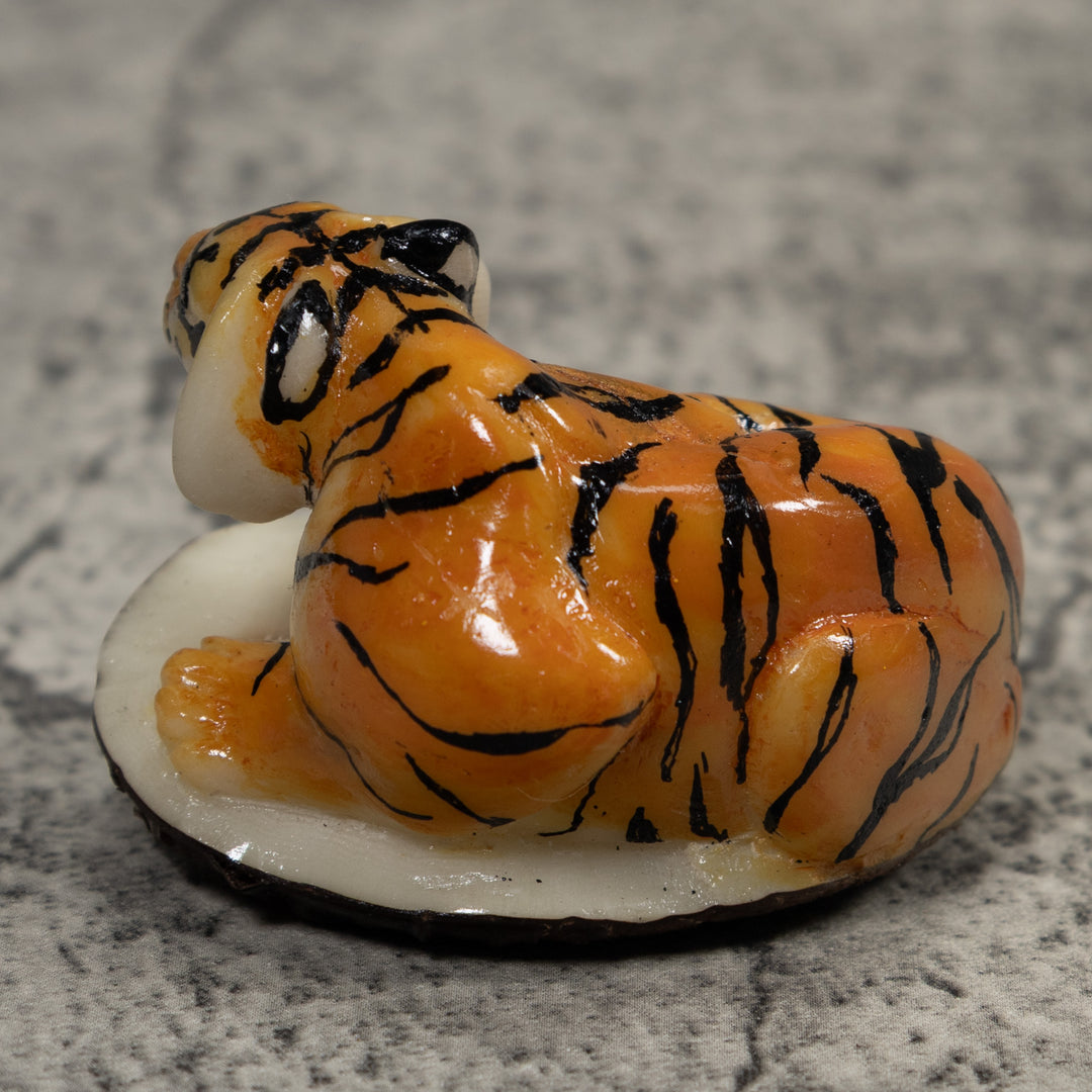 Bengal Tiger Tagua Carving