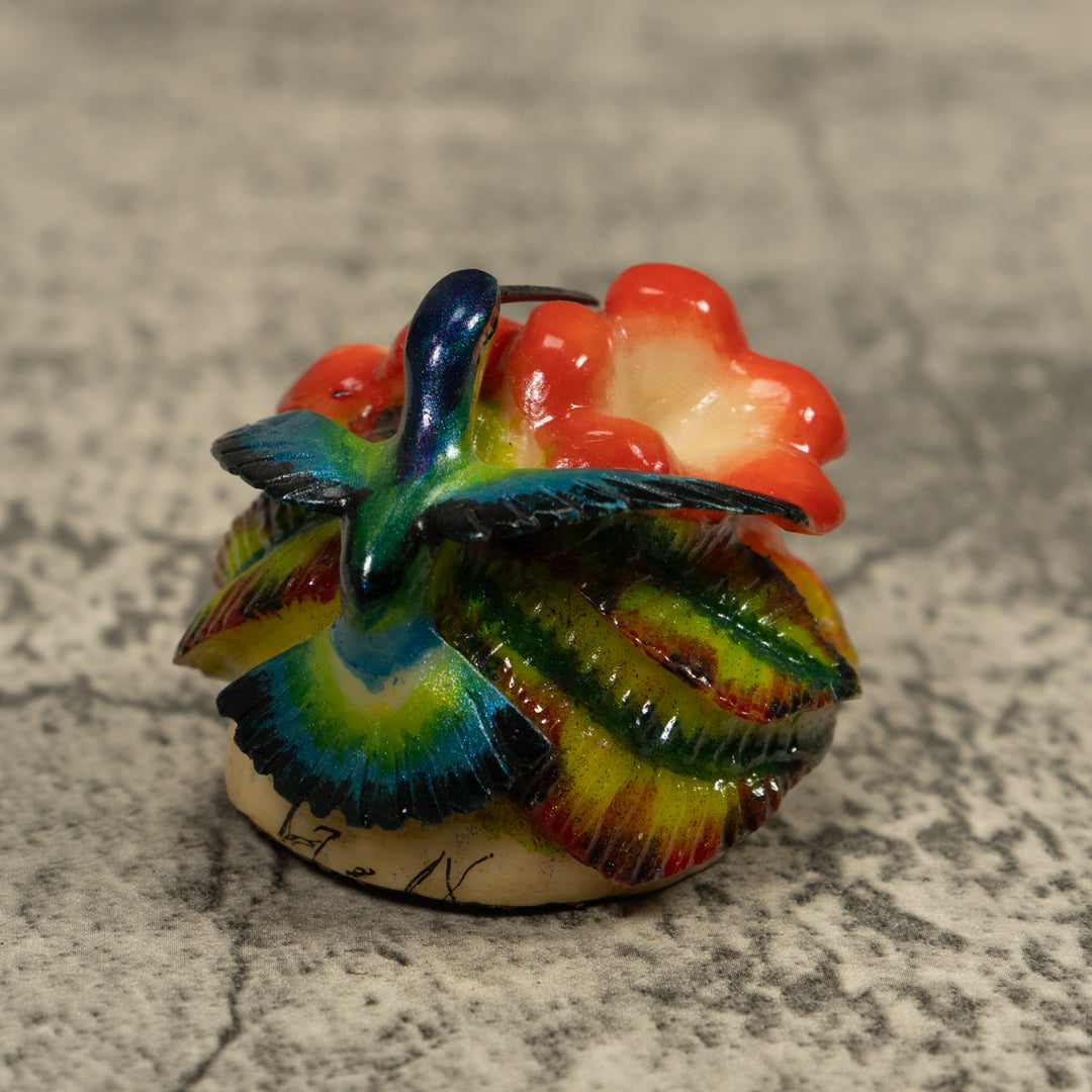Hummingbird Tagua Carving