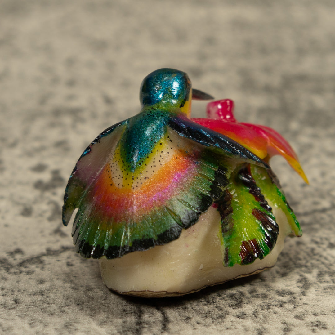 Hummingbird Tagua Carving