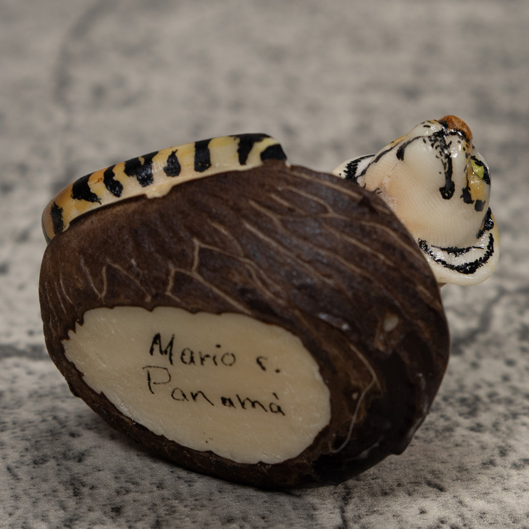 Bengal Tiger Tagua Carving