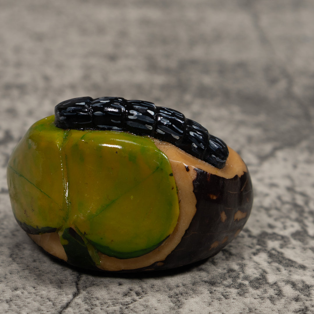 Caterpillar Tagua Carving