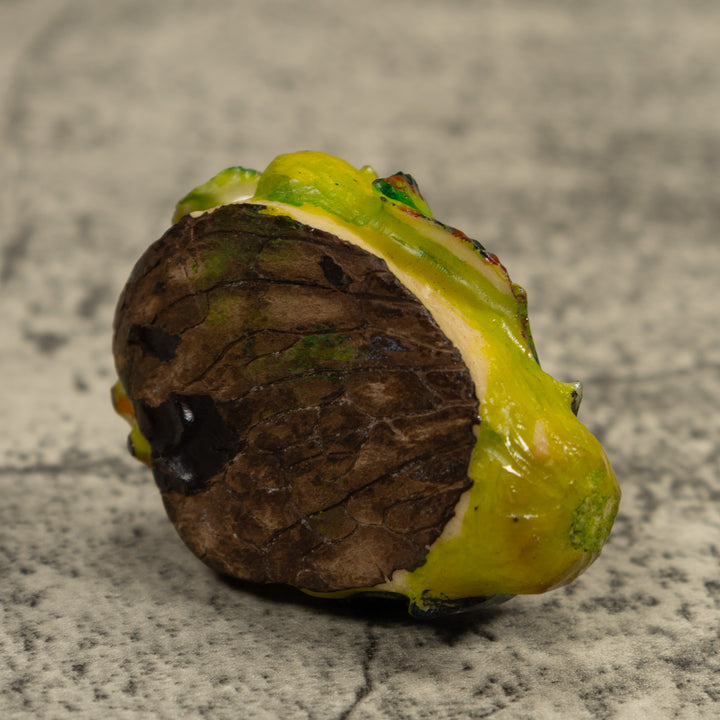 Golden Poison Dart Frog Tagua Carving