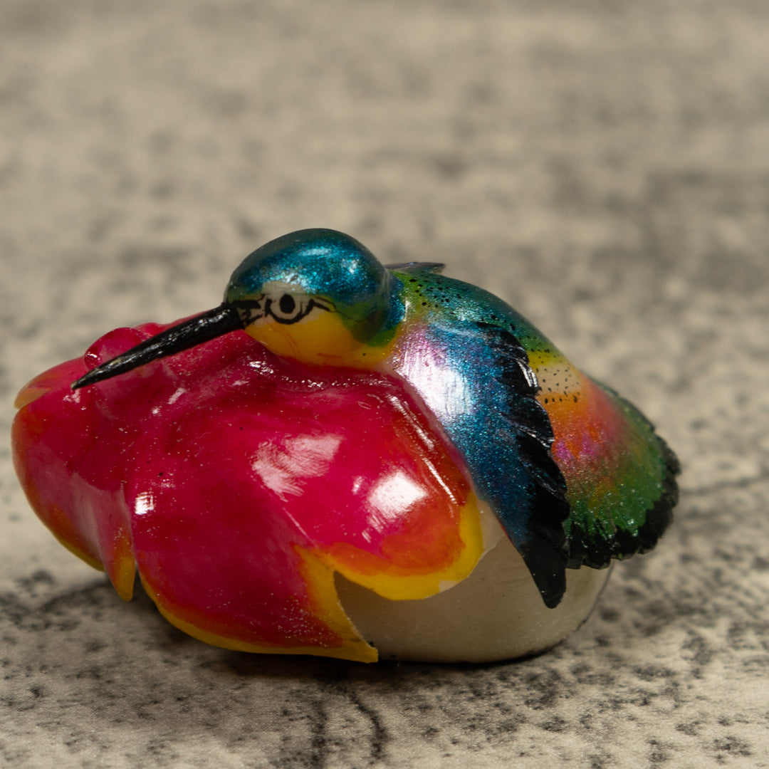 Hummingbird Tagua Carving
