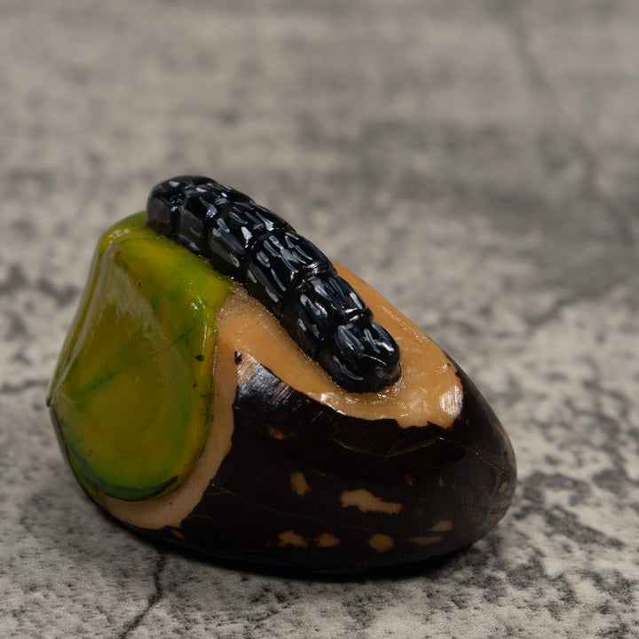 Caterpillar Tagua Carving