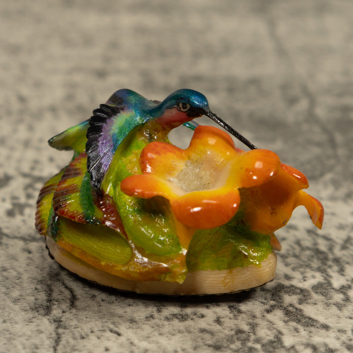 Hummingbird Tagua Carving