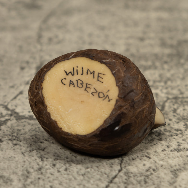 Sea Turtle Tagua Carving