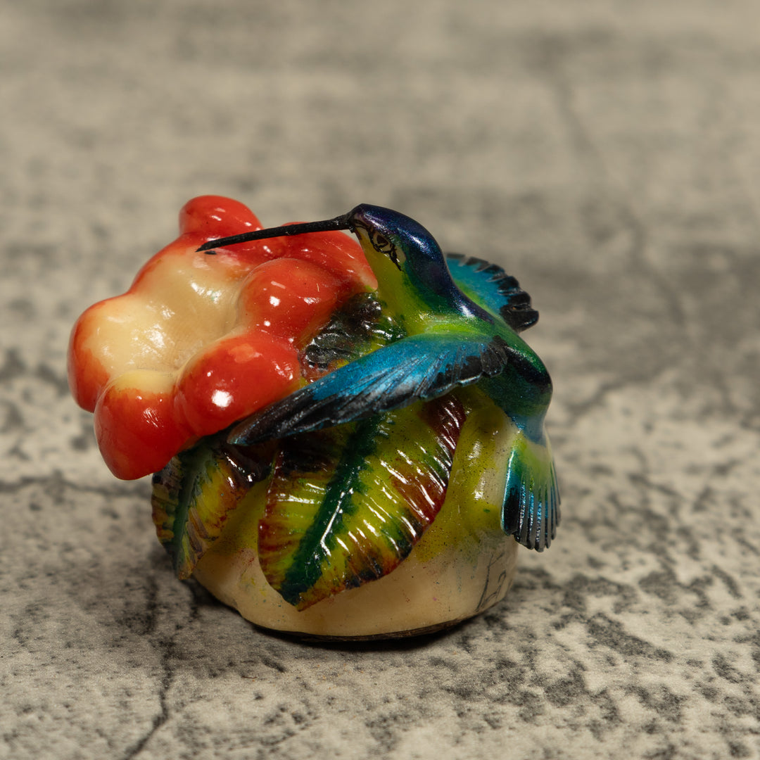 Hummingbird Tagua Carving