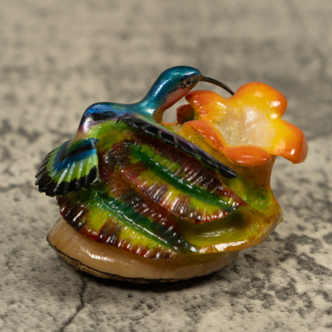 Hummingbird Tagua Carving