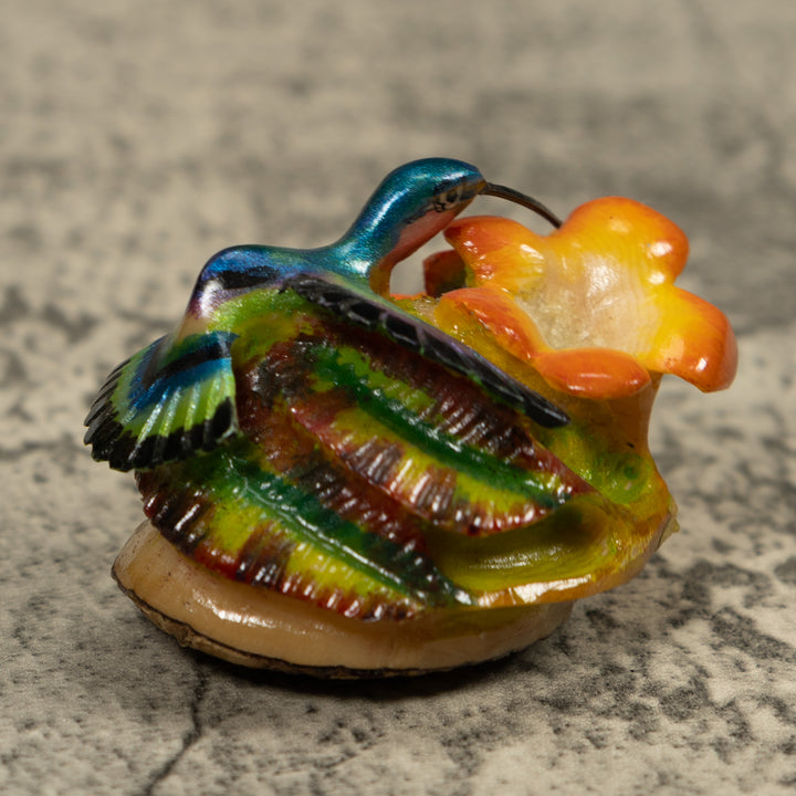 Hummingbird Tagua Carving