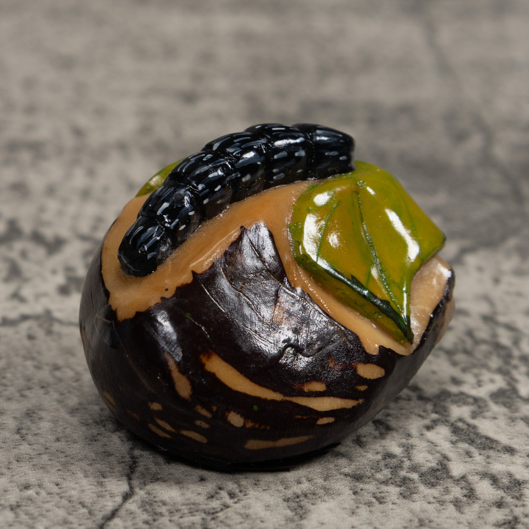 Caterpillar Tagua Carving