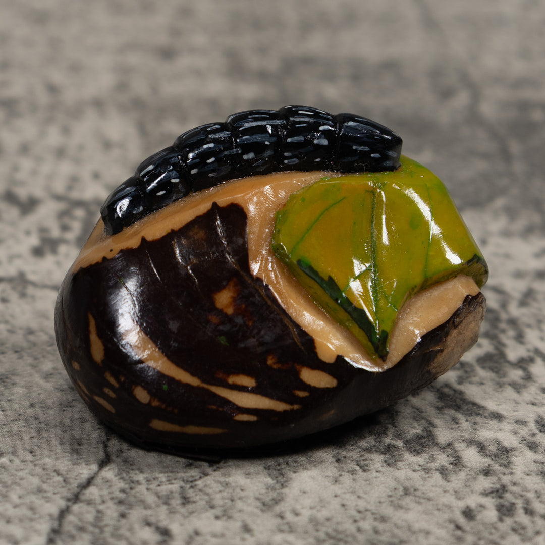 Caterpillar Tagua Carving