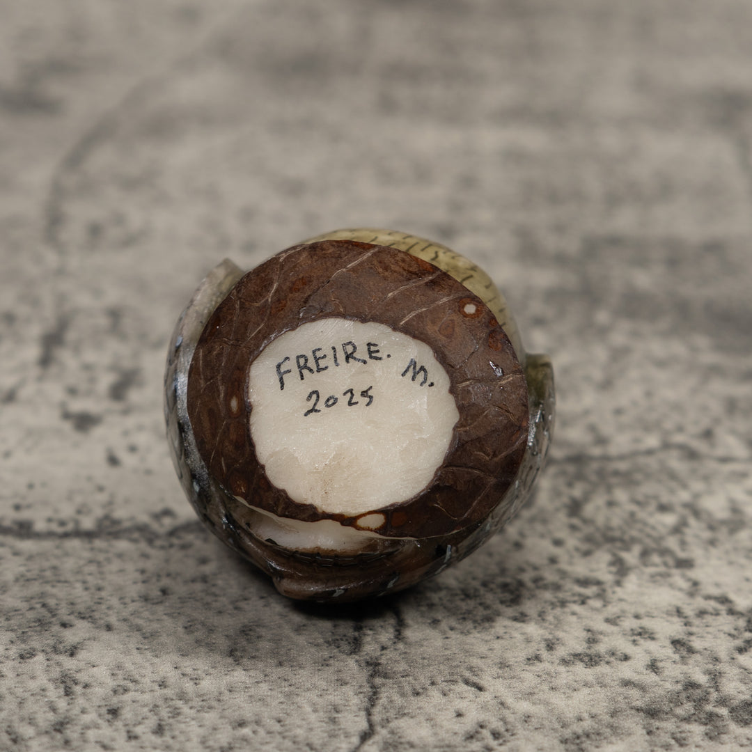 Owl Bird Tagua Carving