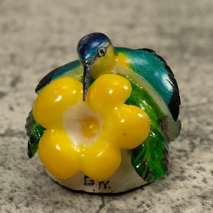 Hummingbird Tagua Carving