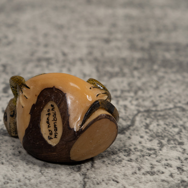 Iguana Lizard Reptile Tagua Carving