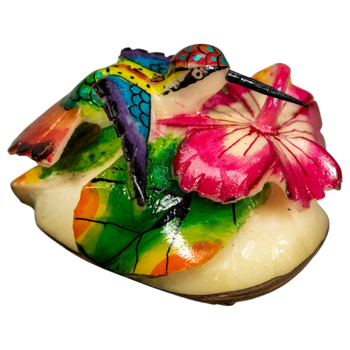 Hummingbird Tagua Carving