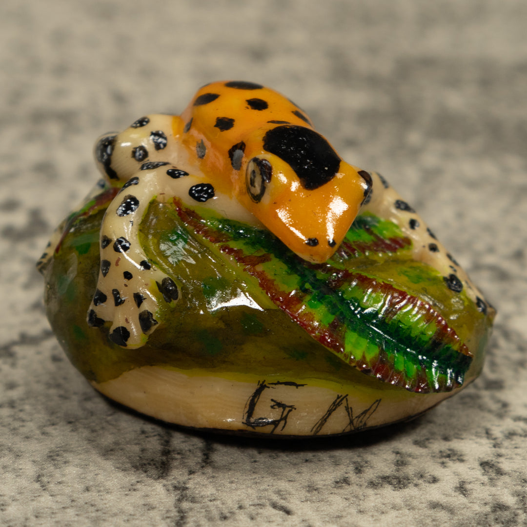 Poison Dart Frog Tagua Carving