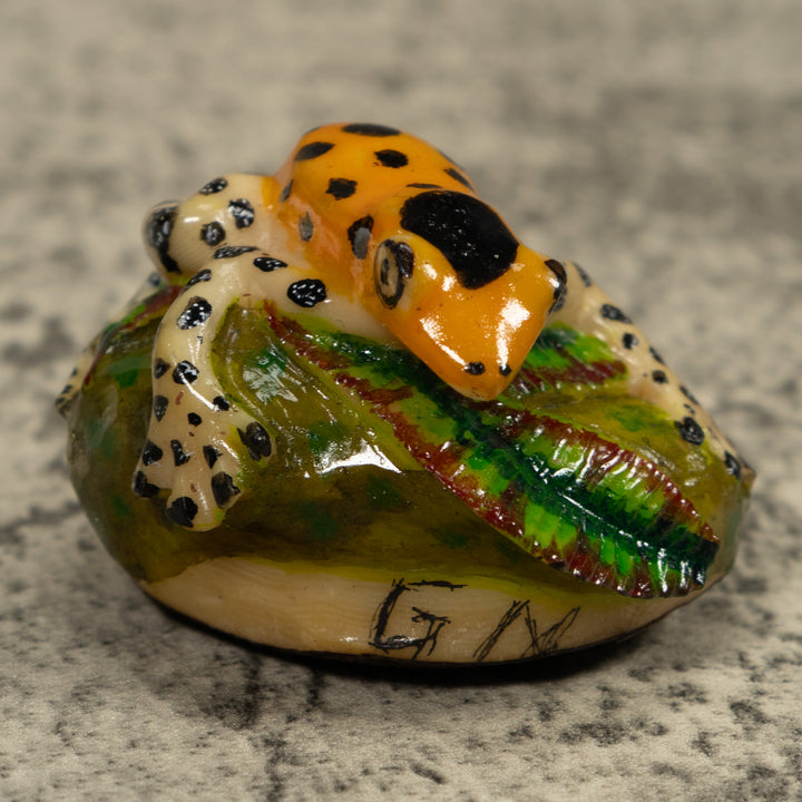 Poison Dart Frog Tagua Carving