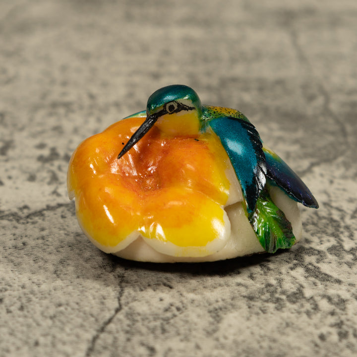 Hummingbird Tagua Carving