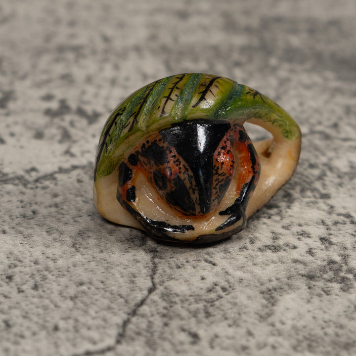 Strange Frog Tagua Carving