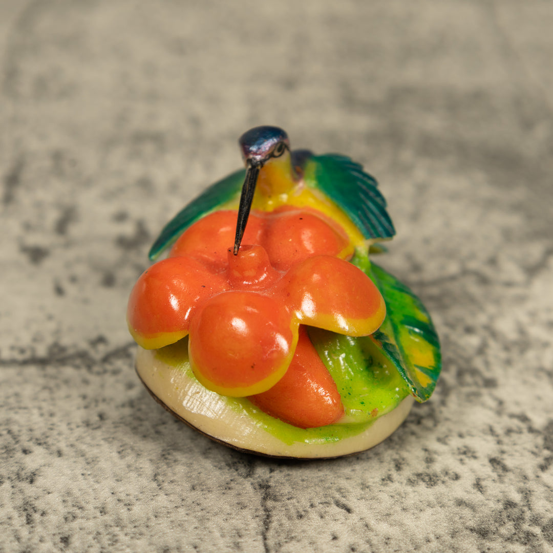 Hummingbird Tagua Carving