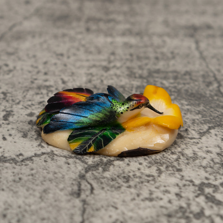 Hummingbird Tagua Carving