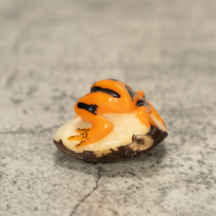 Poison Dart Frog Tagua Nut Carving