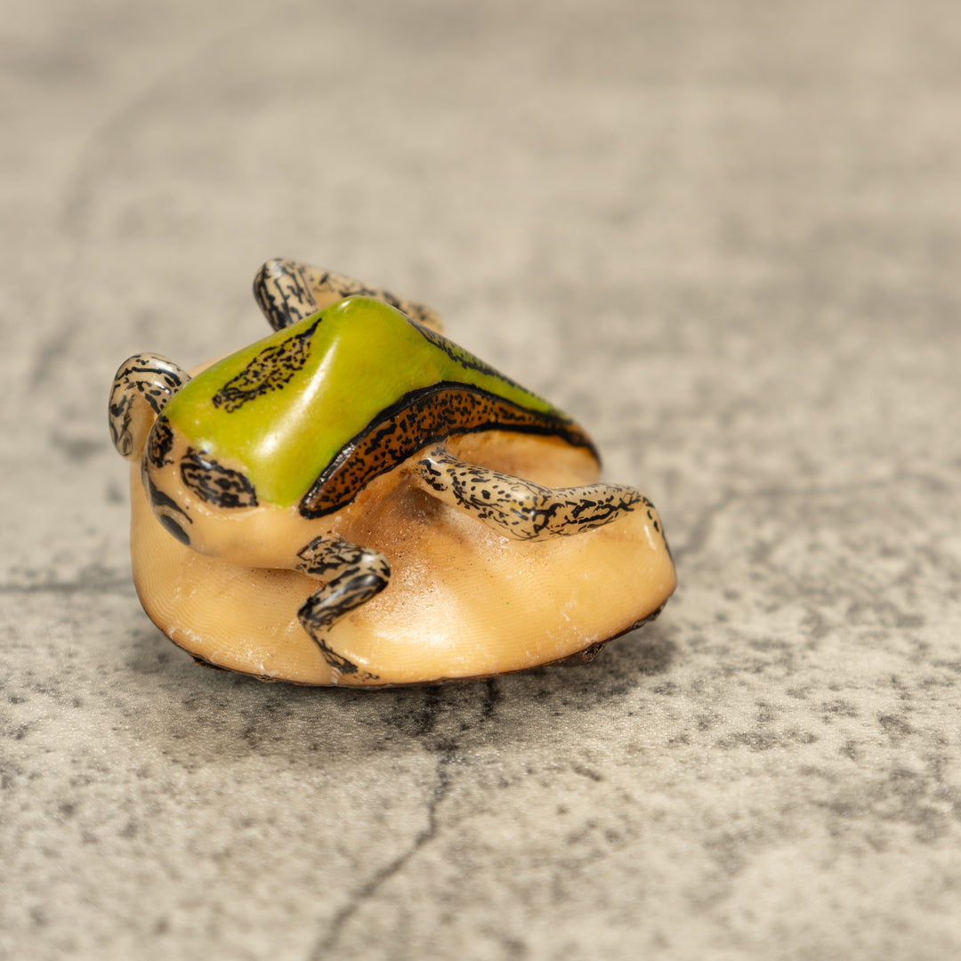 Green Bug Insect Tagua Nut Carving