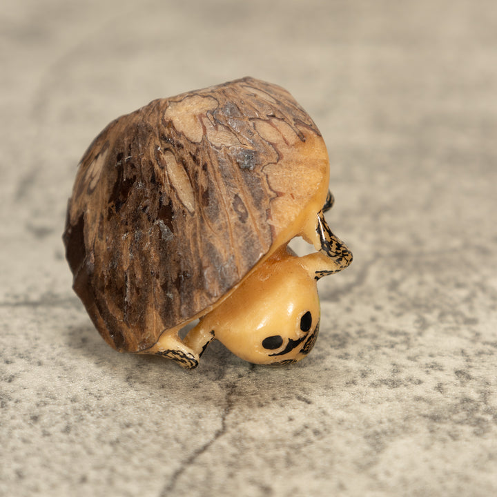 Green Bug Insect Tagua Nut Carving
