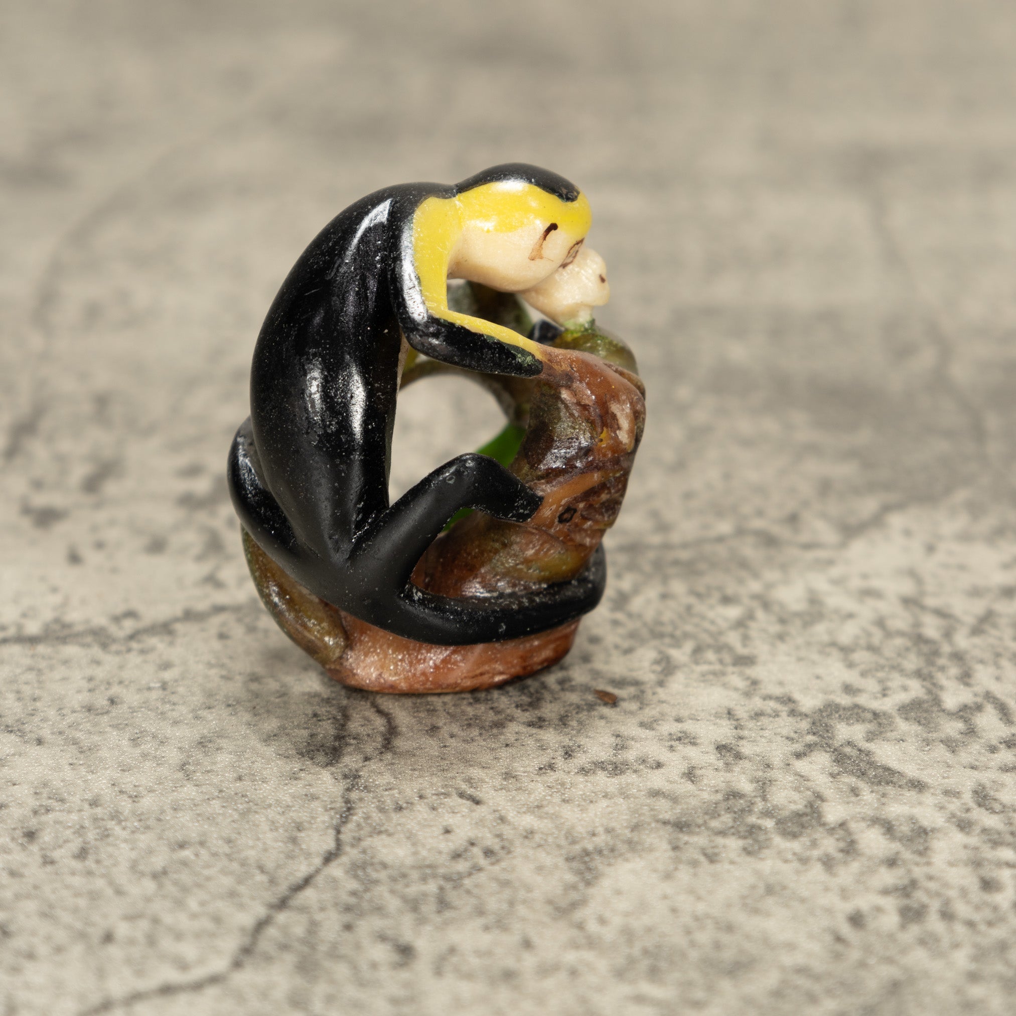 White Face Monkey Tagua Nut Carving