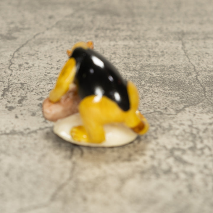 Anteater With Red Tongue Tagua Nut Carving