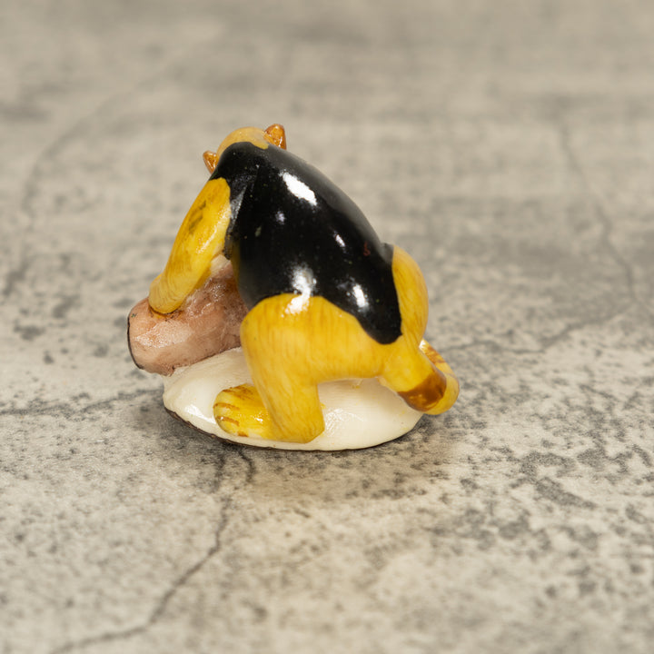Anteater With Red Tongue Tagua Nut Carving