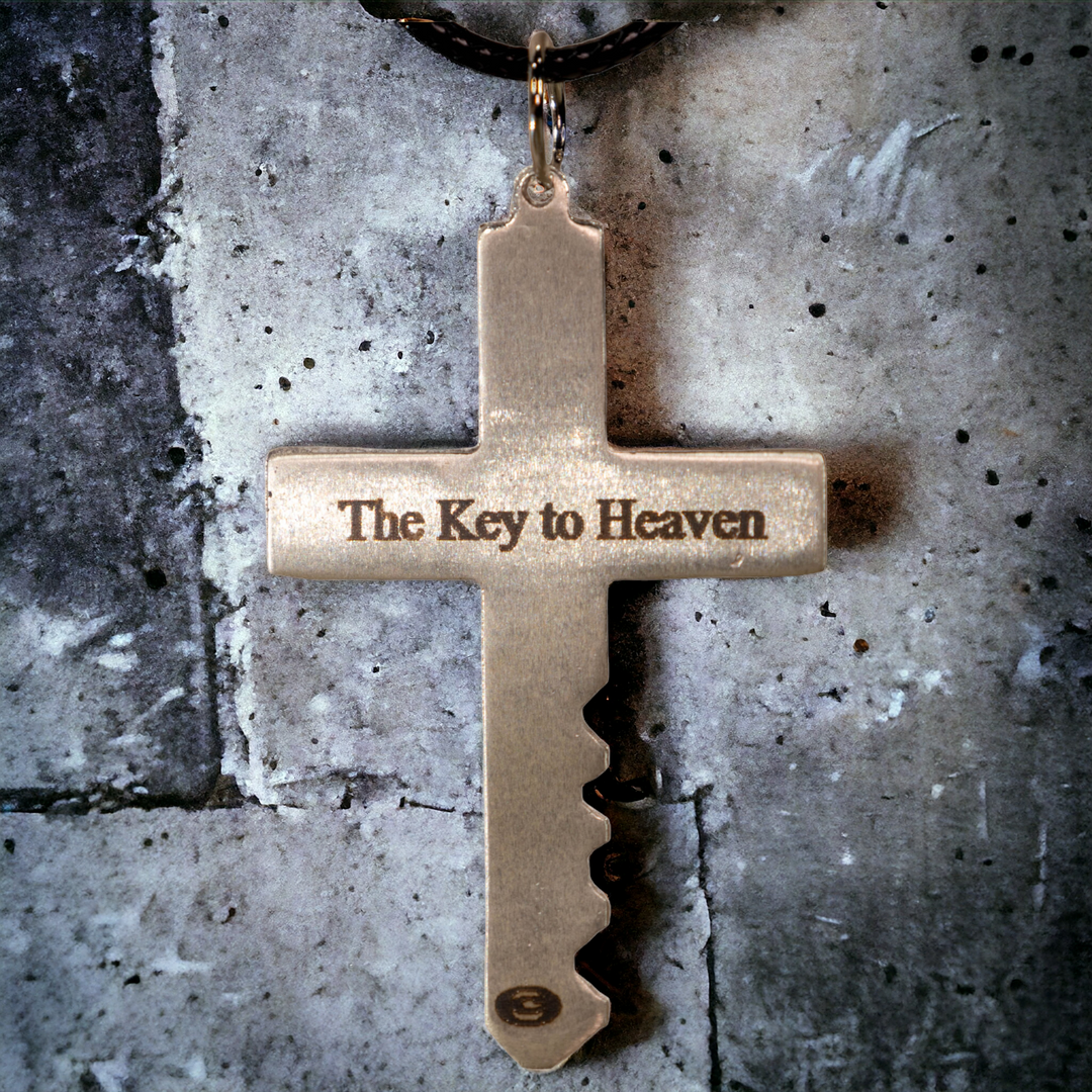 The Key to Heaven Sterling Silver Medium Pendant