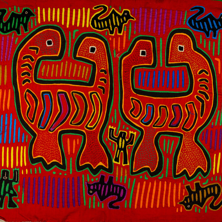 Face To Face Museum Quality Mola