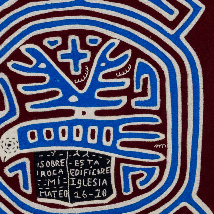 Burgundy And Blue Good News Christian Dove Mola