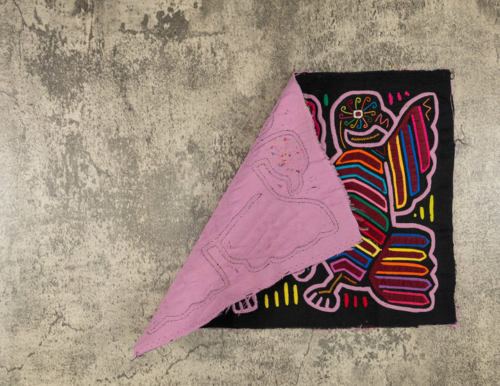 Black And Purple Fan Dancer Bird Mola