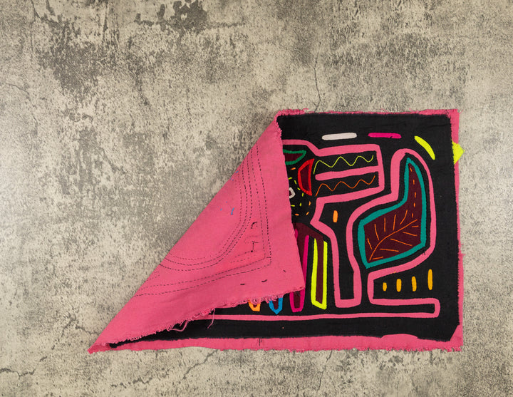 Black And Pink Toucan Bird Mola