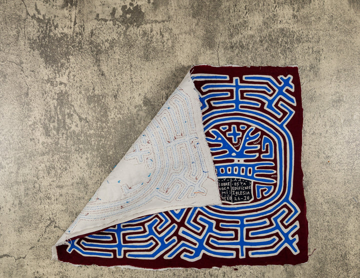 Burgundy And Blue Good News Christian Dove Mola