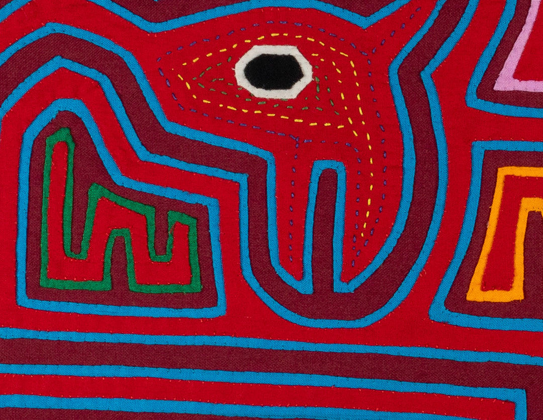 Red And Blue Loch Ness Monster Mola