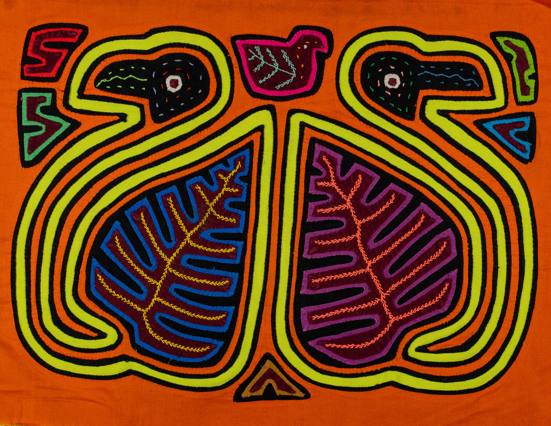 Orange And Yellow Swan Bird Mola