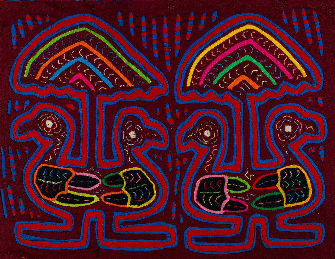 Maroon Water Off A Duck Back Mola