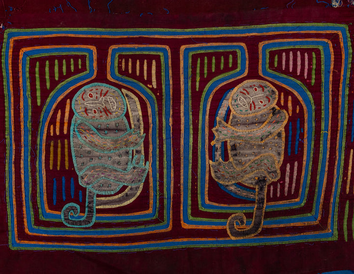 Vintage Machine-Stitched Classic Design Mola