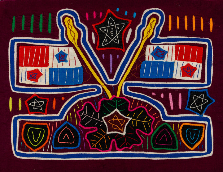 Panama National Flag Patriotic Mola