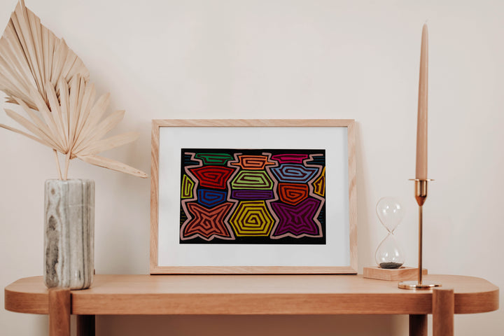Rainbow Of Color Classic Design Mola
