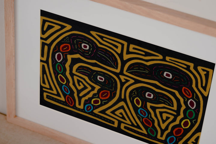 Black And Gold Bird Family Affair Mola