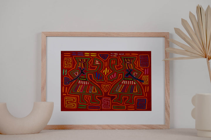 Kuna Dancers Museum Quality Mola